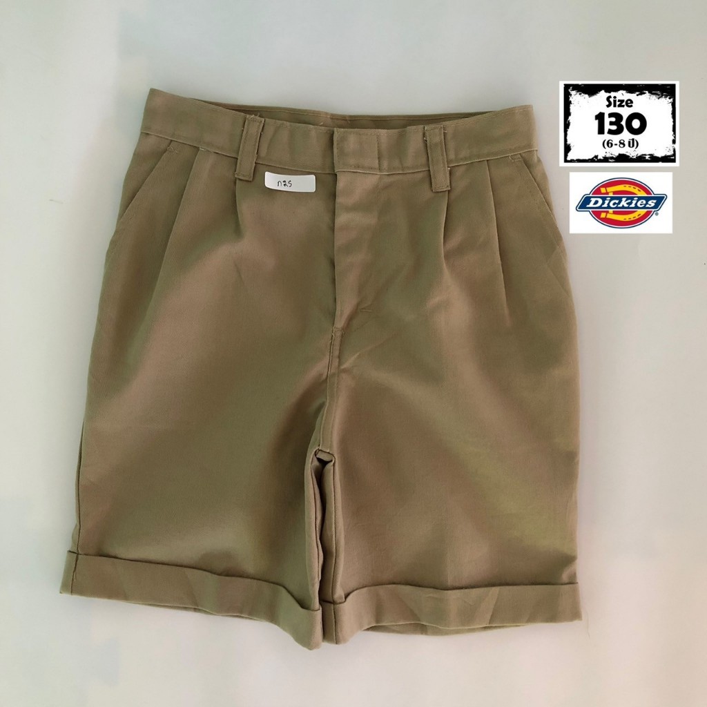 กางเกงขาสั้นเด็กมือสอง แบรนด์ Dickies Size : 130 (7T)