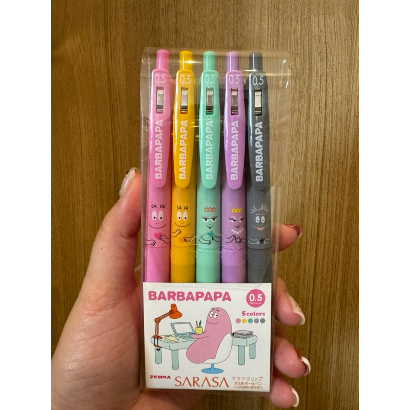 ปากกาสี sasasa clip Zebra ( Babapapa )