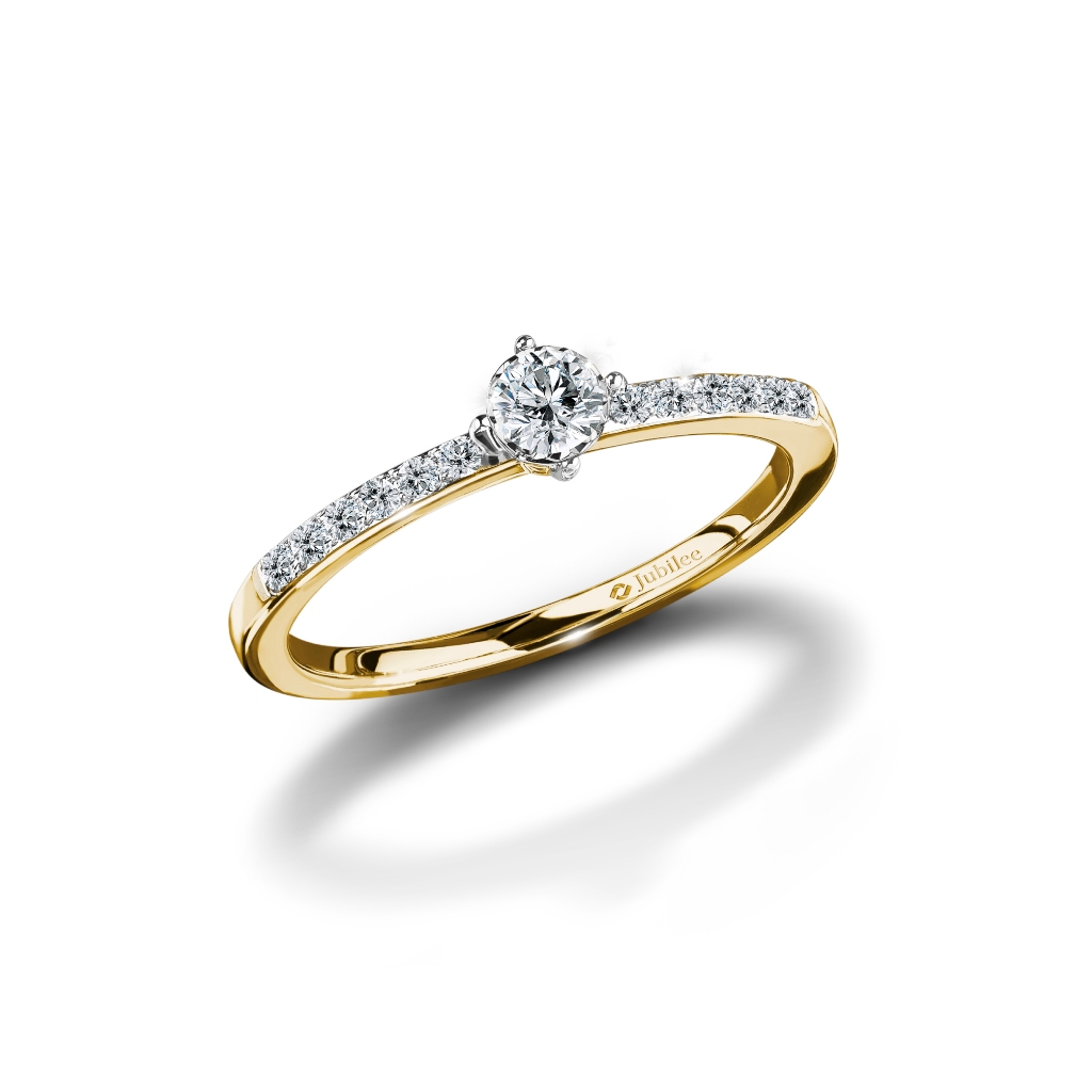 Jubilee Diamond خاتم ألماس حقيقي Eternity Solitaire — صورة 4