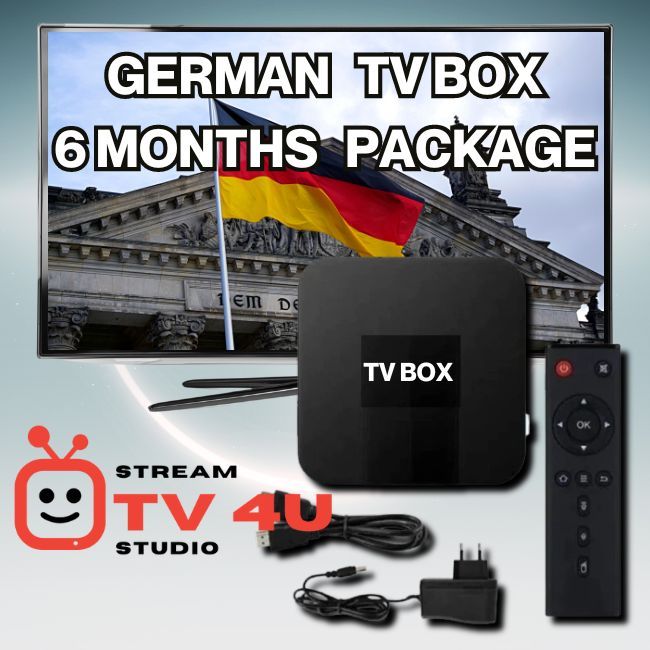 GERMAN IPTV TV Box Watch TV online through our awesome TV box. and has been set up to be ready to us