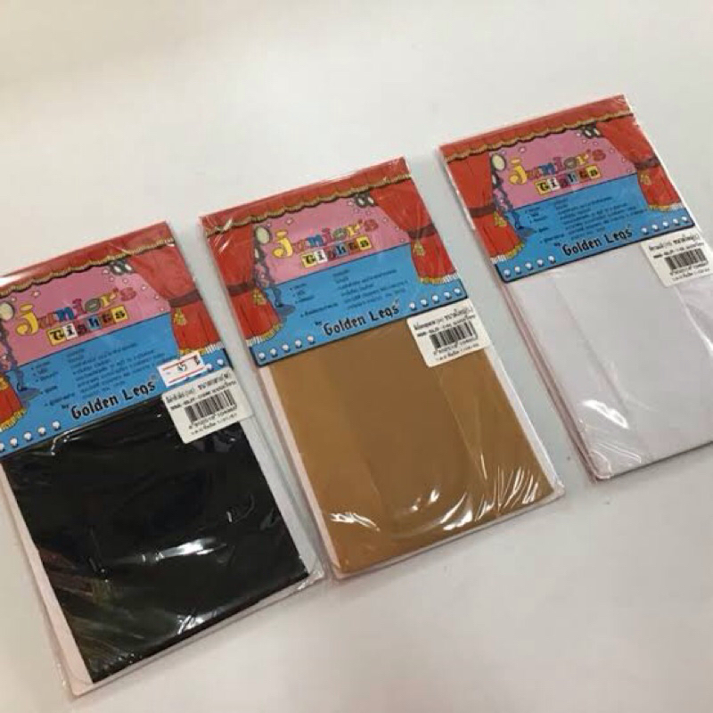 พร้อมส่งจากไทยถุงน่องเด็กเนื้อเรียบงานไทยใส่สบายCherlionGoldenLegs