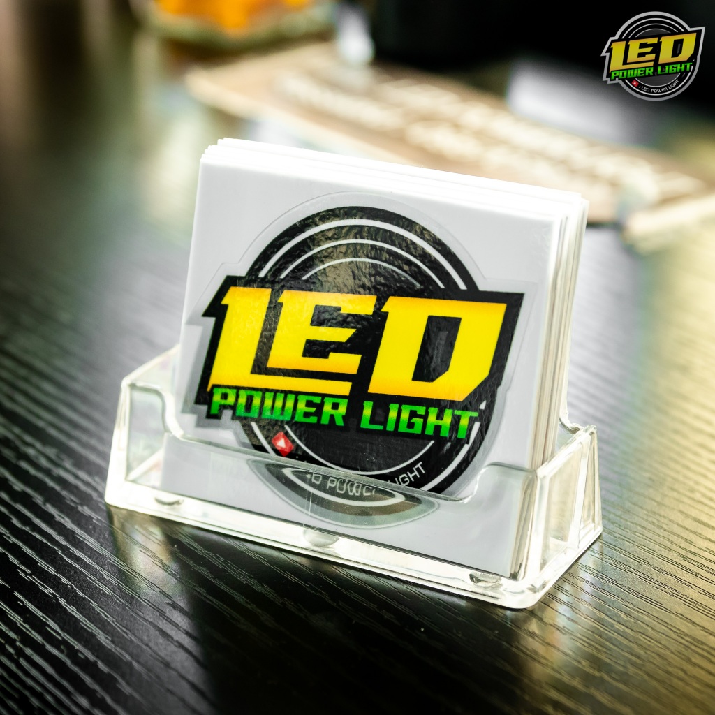 สติ๊กเกอร์ร้าน LED POWER LIGHT