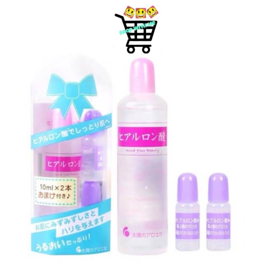 🇯🇵ญี่ปุ่น 100% Hyaluronic acid ไฮยาลูรอนสด 100 ml (80 ml. และ 10 ml. x 2 ขวด)ได้รับรางวัล cosme เซรั่มบำรุงผิวหน้า