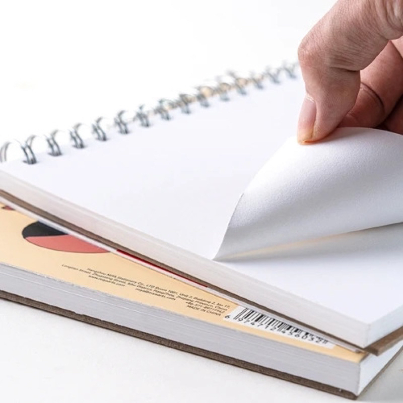 MIYA HIMI Gouache Pad หนังสือผงน้ำ สำหรับสีน้ำ ภาพร่างและสีอะคริลิก Sketch Book 50 แผ่น 160GSM