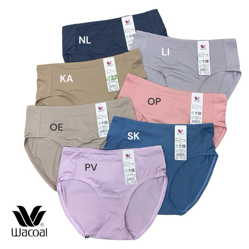 Wacoal รุ่น WU3E05 กางเกงในรูปแบบครึ่งตัว (Half Panty) เนื้อผ้านุ่มสวมใส่สบาย ปกติ 250.-