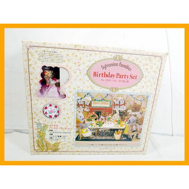 ชุดปาร์ตี้วันเกิด Epoch Sylvanian Families สภาพดี