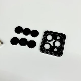 เลนส์กล้อง -Black- ฟิล์มกระจกเลนส์กล้อง สำหรับ ไอโฟน ( ราคา1ชุด)