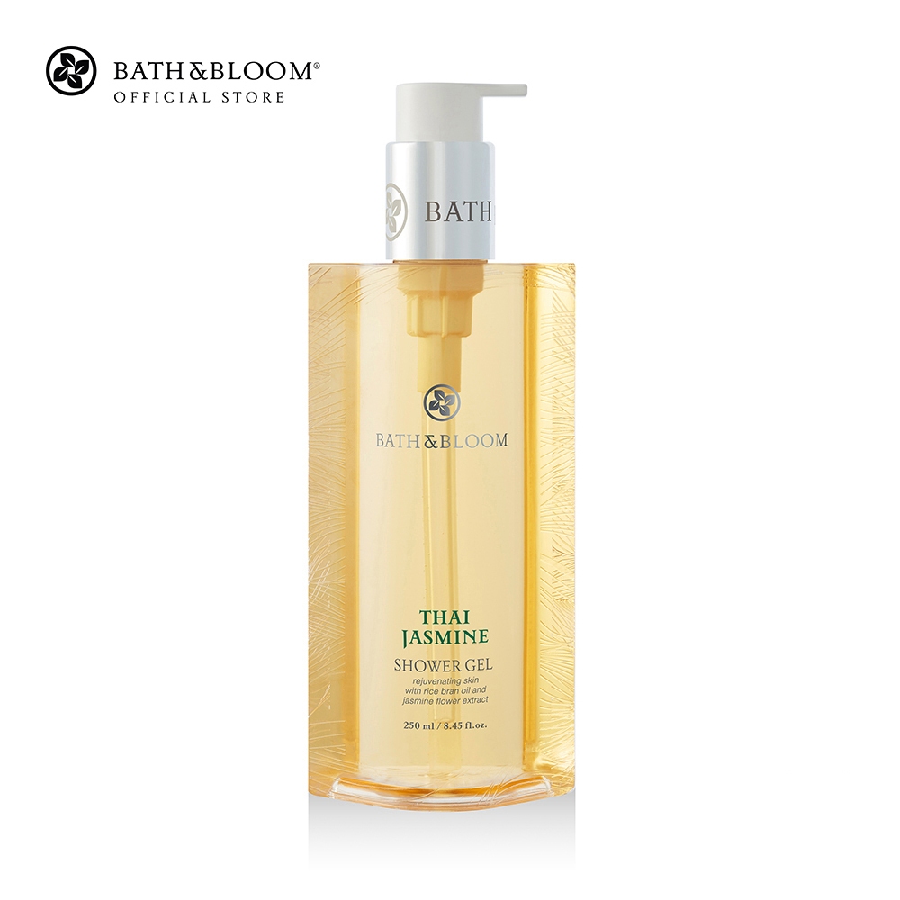 BATH & BLOOM Thai Jasmine Shower Gel บาธ แอนด์ บลูม สบู่เหลว เจลอาบน้ำ สูตรอ่อนโยน กลิ่นดอกมะลิไทย