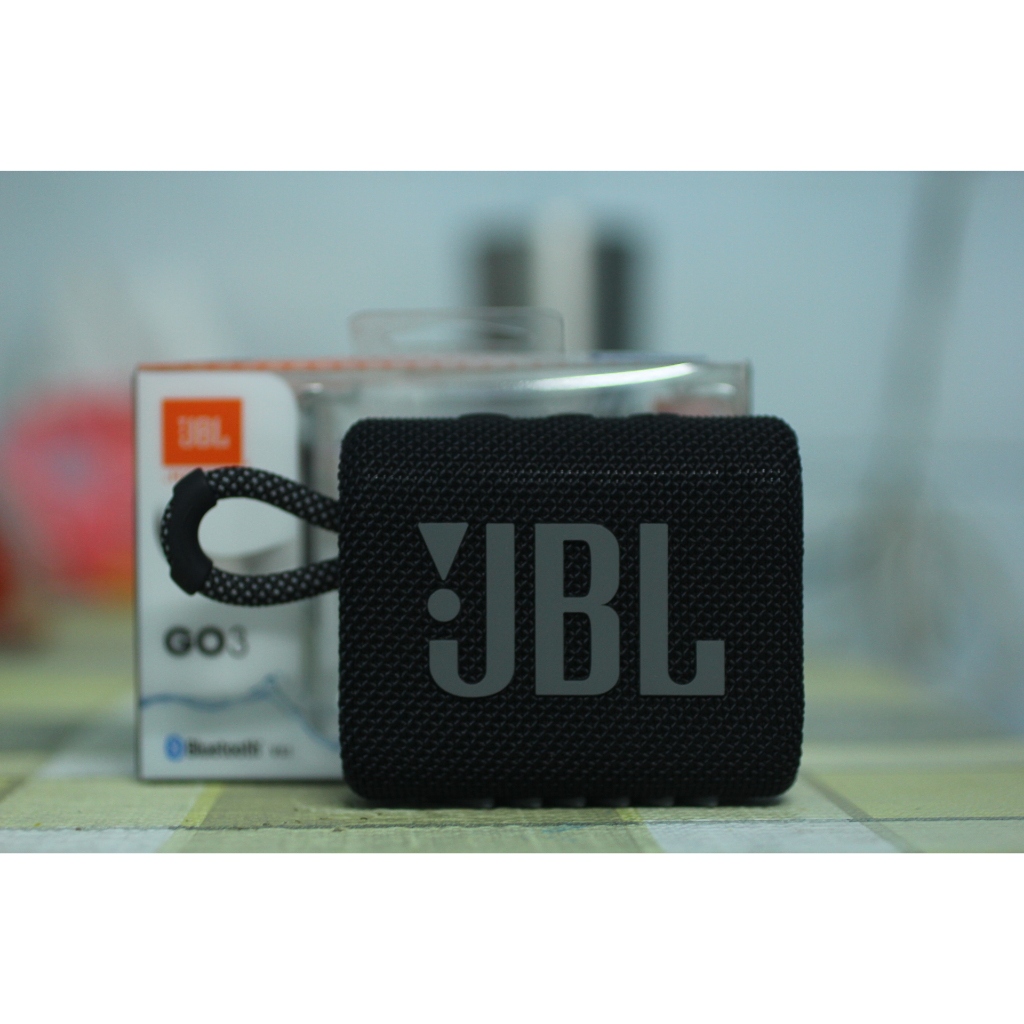 ของแท้ ลำโพงบลูทูธ JBL Go 3 Black ครบกล่อง ยังไม่ผ่านการใช้งาน