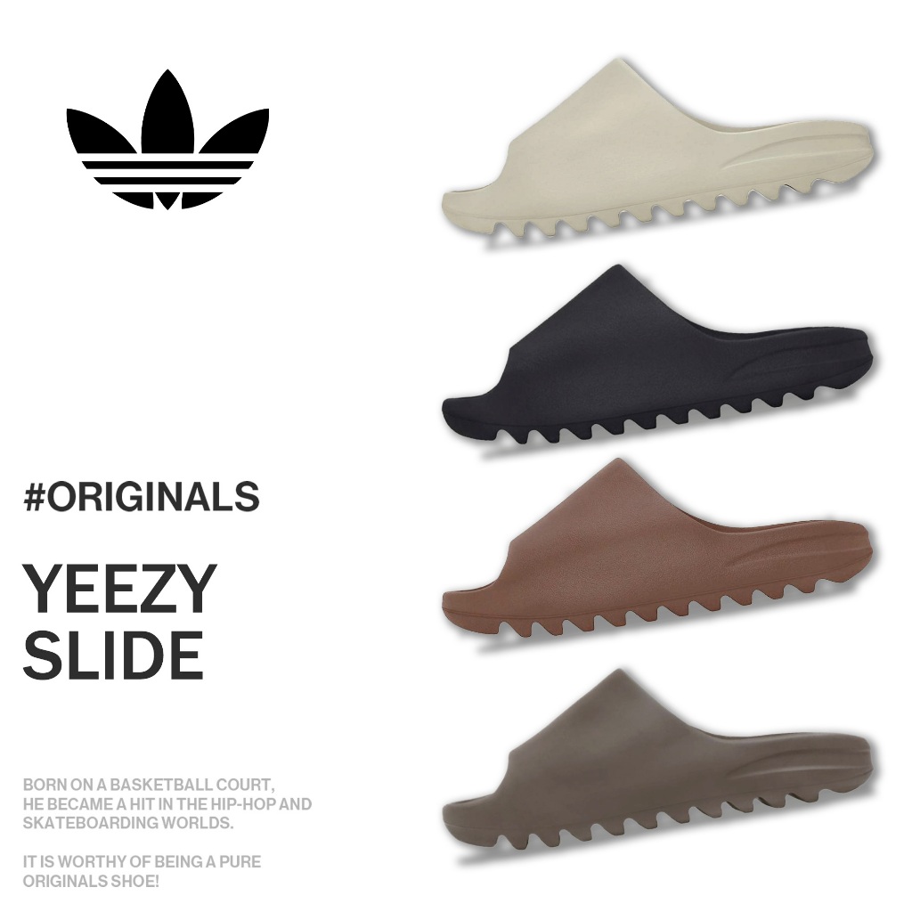 Adidas originals Yeezy Slide รองเท้าแตะ รองเท้าผู้ชายและผู้หญิง