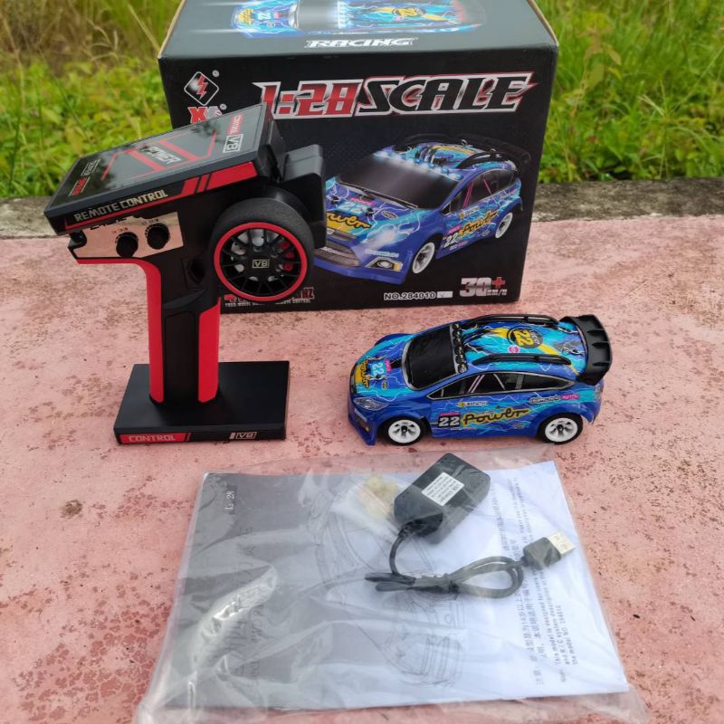 Wltoys 1/28 284010 Mini Car 4WD ทางวิบาก ความเร็ว.30 Km/h รถความเร็วสูง รีโมทคอลโทลแบบ 2.4G รุ่น Lig