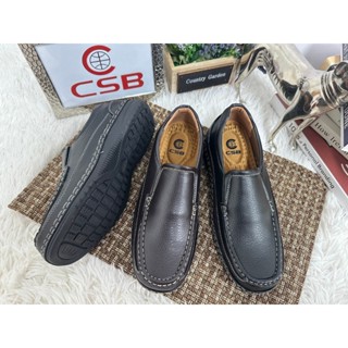 CM023รองเท้าหนังหุ้มส้นพื้นนุ่มๆมี2สีไซส์39-45