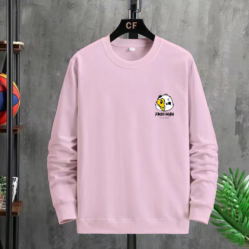 BK-540-O เสื้อสเวตเตอร์สกรีนลาย ผ้าสบายตัวไม่หนาไม่บาง แขนยาวกันลมกันหนาว