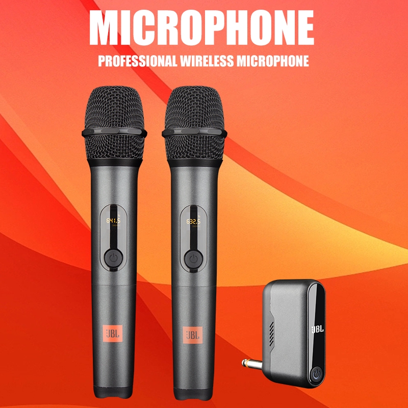 ไมโครโฟนไร้สาย JBL Wireless Microphone Set | เซ็ตไมค์ลอยคู่ ใช้งานได้ระยะไกลกว่า