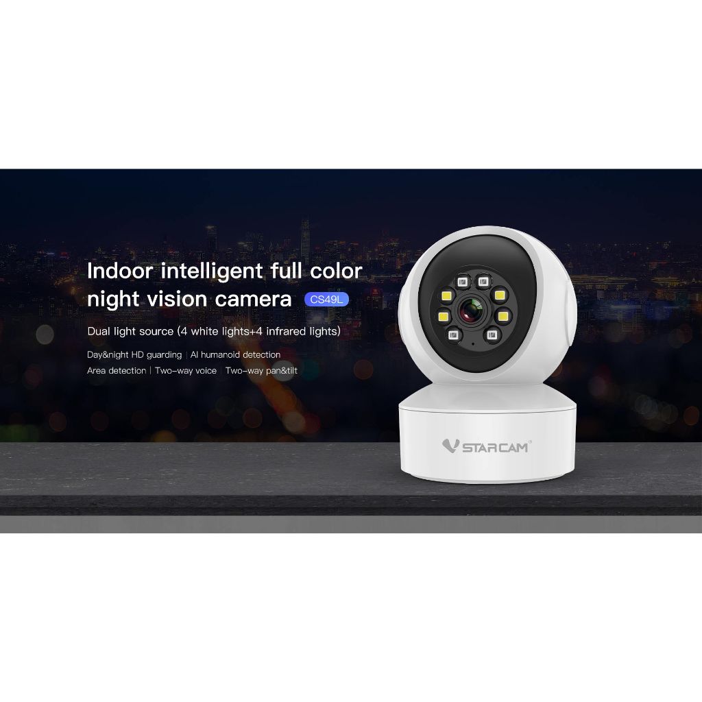 VStarcam CS49L กล้องวงจรปิด IP Camera Full color (Wifi)