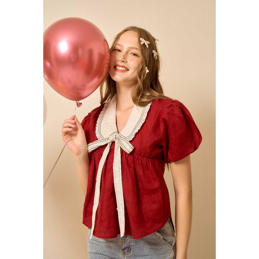 Holly Top (Wine,Champagne,Jammy,Tulips)