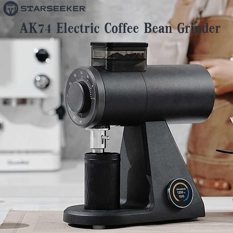 【รุ่นใหม่ stock in Thai 】Starseeker AK74 Electric Coffee Bean Grinder เครื่องบดเมล็ดกาแฟไฟฟ้า