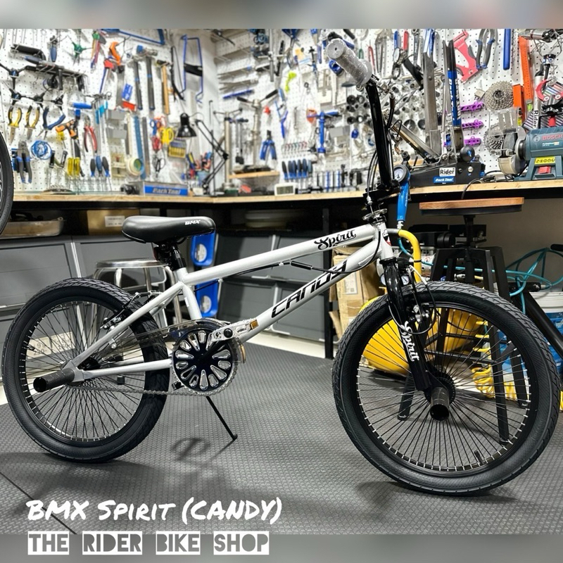 จักรยาน BMX spirit ( Candy ) ปี 2024 ล้อ20“ หมุนแฮนด์ 360องศา Roter ยางล้อโต ซี่ล้อถี่แข็งแรง แถมเป๊ก
