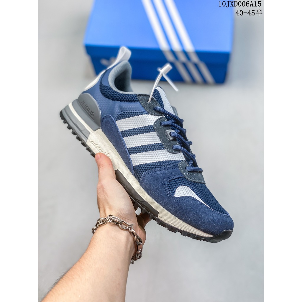 Adidas Clover Originals ZX750 HD" WhiteBlackSliver" ZX700 รองเท้าวิ่งออกกำลังกาย 36-45