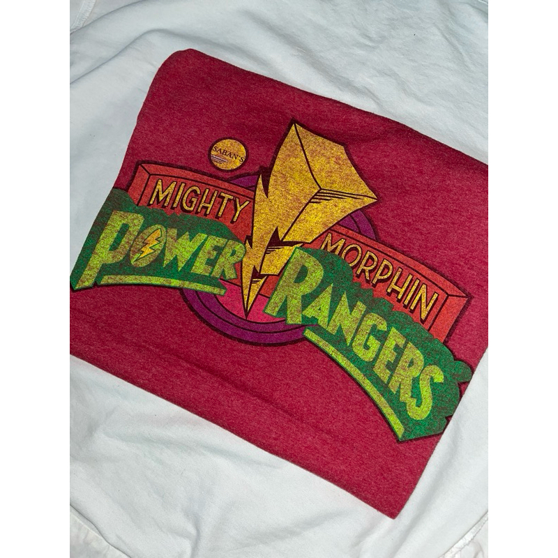 เสื้อยืดมือสอง power rangers