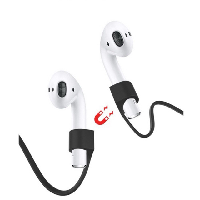 สายคล้องหูฟังแม่เหล็ก ป้องกันตก สำหรับหูฟังก้านยาว AirPods, Galaxy Buds, Soundpeats, oppo, Redmi
