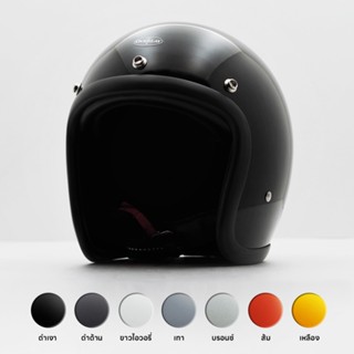 หมวกกันน็อคทรงสลิม OVERLAY 1962 SLIM (OPENFACE HELMET) หมวกเ…