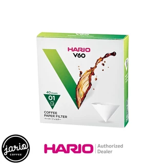 JARIO x HARIO กระดาษกรองกาแฟ HARIO V60 (แท้จากญี่ปุ่น) 40 แผ่น Drip Pour-Over Coffee Filter