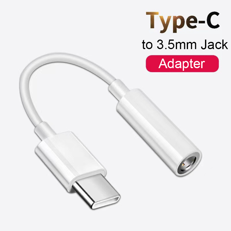 สายแปลงType-C to 3.5mm ใช้ได้กับ iPad/Huawei/Samsung Headphone Adapter USB Type C เป็น แจ็คแปลงหูฟัง 3.5mm