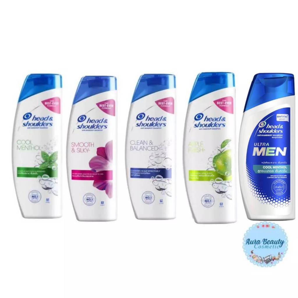 📍 (1ขวด) Head & Shoulders Shampoo เฮดแอนด์โชว์เดอร์  แชมพู 65ml สูตรขจัดรังแค มี 5 สูตร