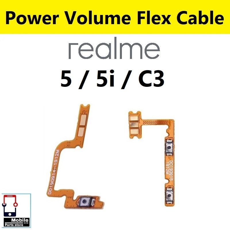 แพรสวิตช์ Realme 5/5i/5s/C3 แพรปิด/เปิด Power&Volume Button Flex Cable Realme5,5i,5s,C3