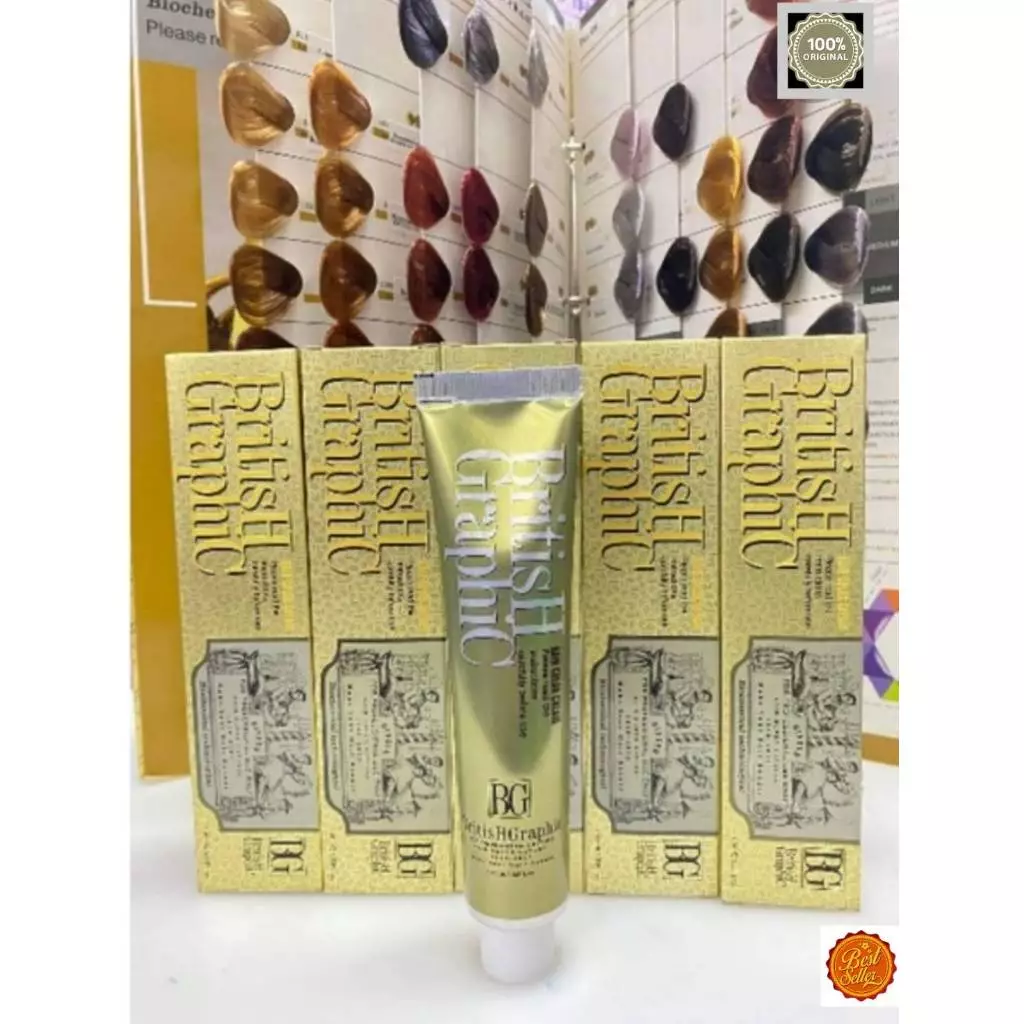 สีย้อมผม บริติส กราฟฟิค แฮร์ คัลเลอร์ ครีม ปริมาณสุทธิ 100 มล./British Graphic Hair Color Cream Net 100 ml.