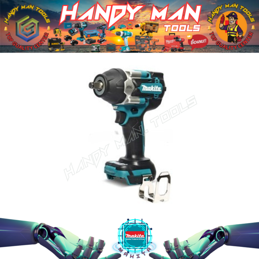 MAKITA รุ่น DTW700Z  เครื่องขันบล๊อกไร้สาย 18 โวลต์ 1/2 นิ้ว ไม่รวมแบตเตอรี่และแท่นชาร์จ
