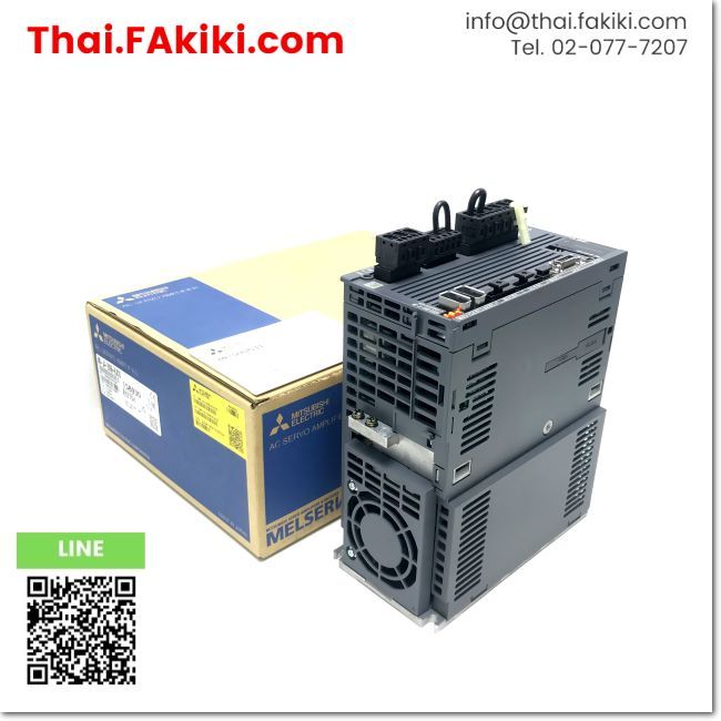 พร้อมส่ง, (A)Unused, MR-J4-200B-RJ020 Servo Amplifier, สเปค AC200V 0.2kw, MITSUBISHI (66-009-060)