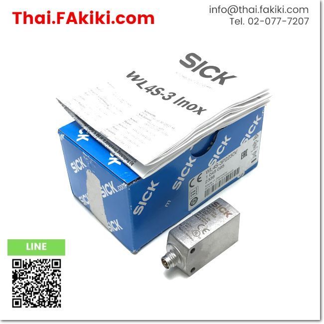พร้อมส่ง, (A)Unused, WL4S-3P2230V Photoelectronic Sensor, โฟโต้อิเล็กทริค เซ็นเซอร์ สเปค DC10-30V, S