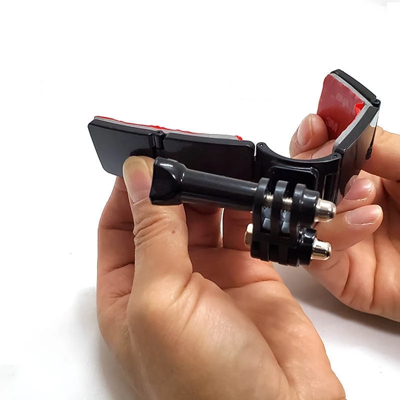 【Good_luck1】TUYU 3M ติดหมวกกันน๊อค Action Camera มือถือ รุ่นติดหมวก V shape คางแหลม helmet mount thumbnail 9