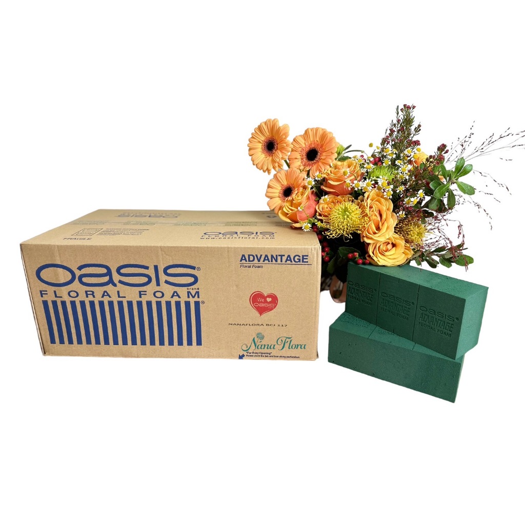 Oasis Advantage โอเอซิส แอทแวนเทจ โฟมปักดอกไม้ อุปกรณ์จัดดอกไม้