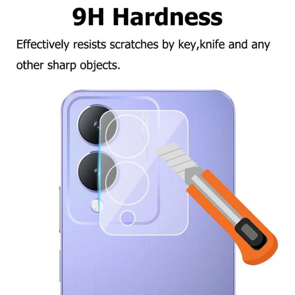 ฟิล์มกระจกเลนส์กล้อง Vivo Y17S / Y28 5G  ฟิล์มวีโว่ ฟิล์มกระจกเลนส์กล้อง ปกป้องกล้องถ่ายรูป Vivo Y17