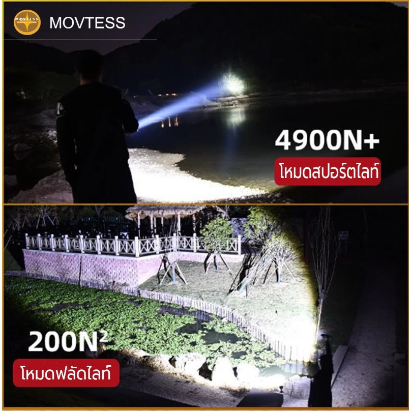 ไฟฉาย LED พลังสูง กันน้ำ thumbnail 3