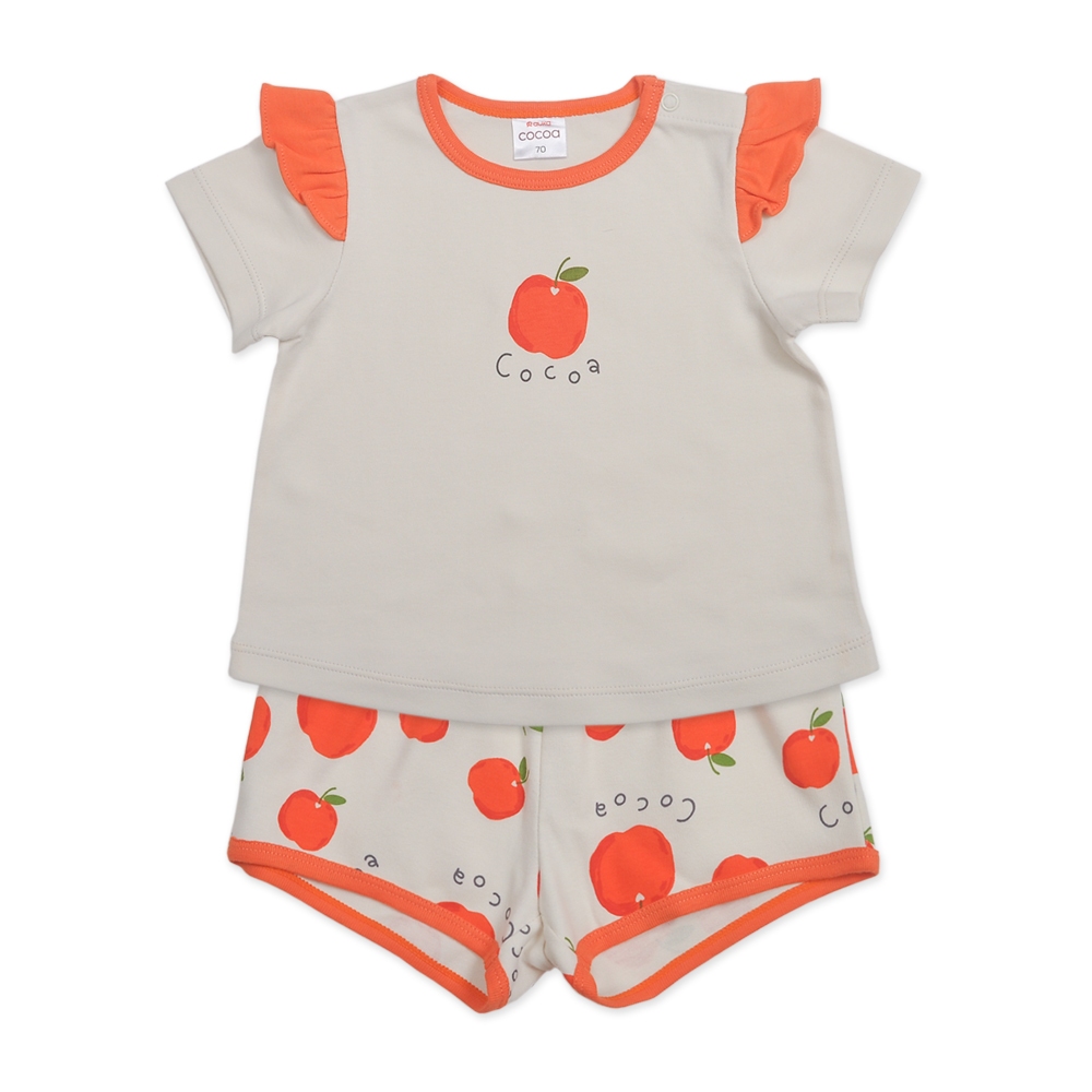 Auka طقم تيشيرت وشورت Cocoa Apple ‏(6-24 شهراً)