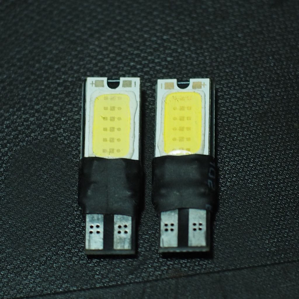 หลอดไฟหรี่ COB สีขาว  ไฟหรี่T10 ไฟหรี่รถยนต์