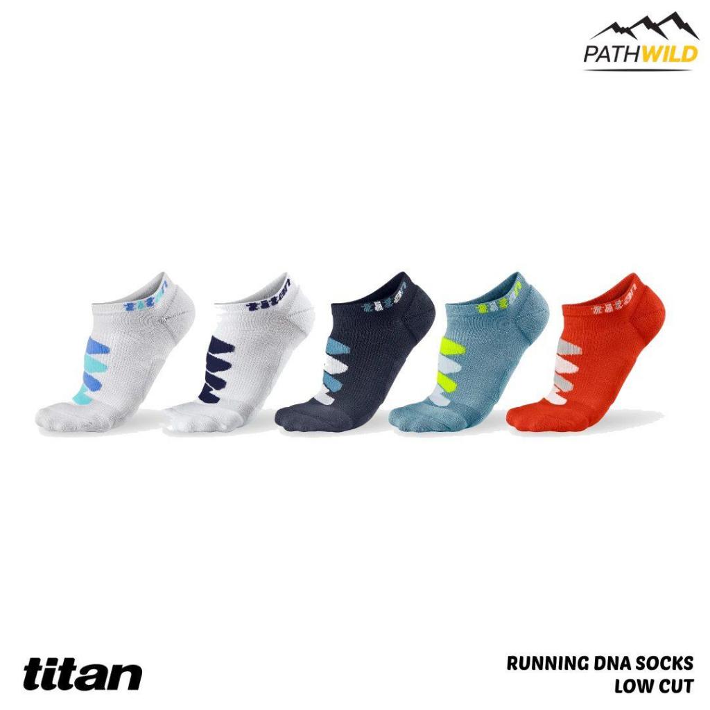 ถุงเท้าวิ่ง TITAN RUNNING DNA SOCKS LOW CUT รับแรงกระแทกได้จากการวิ่งซ้ำๆ พื้นหนา นุ่ม ลดความล้าของกล้ามเนื้อ