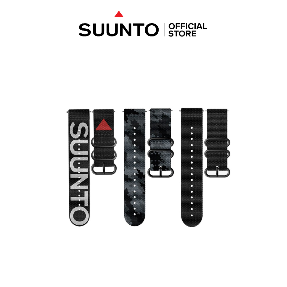 Suunto สายนาฬิกา สายถัก Textile Strap 24mm. สำหรับรุ่น Spartan Sport Wrist HR Suunto 9, Suunto7 / ของแท้ 100%