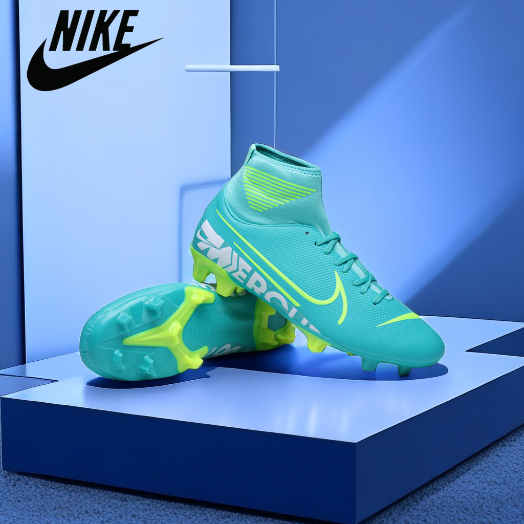 การจัดส่งที่รวดเร็ว Nike รองเท้าสตั๊ด รองเท้าฟุตบอลคุณภาพสูงสำหรับผู้ชาย/ผู้หญิง รองเท้าฟุตซอล