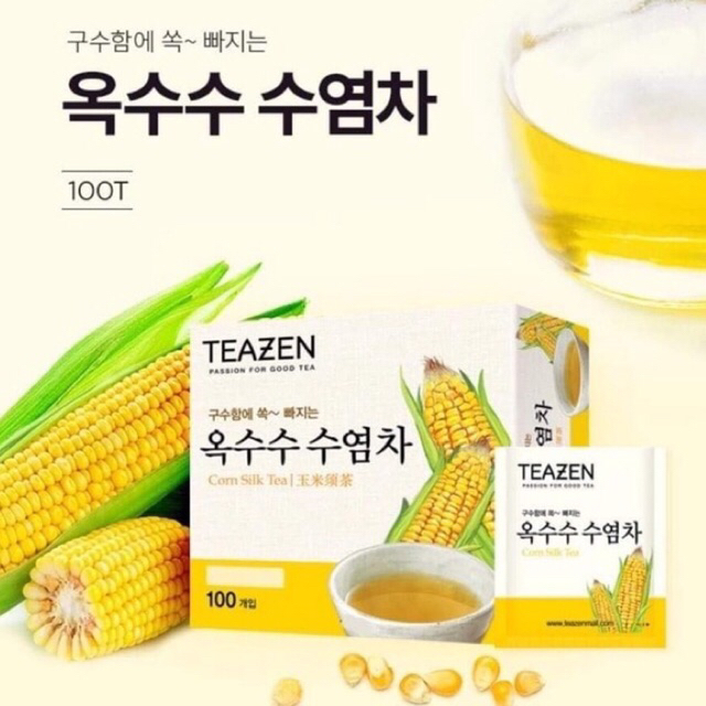 พร้อมส่ง TEAZEN Corn silk tea ชาไหมข้าวโพด ชาลดบวมน้ำ