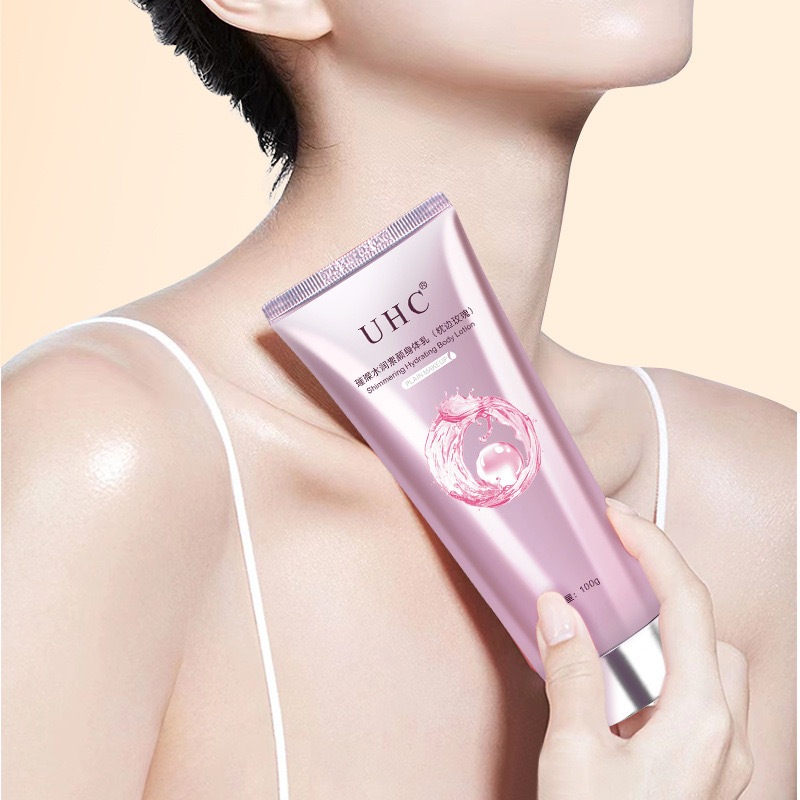 UHC โลชั่นบํารุงผิวกาย ไวท์เทนนิ่ง ปรับสีผิวกระจ่างใส ให้ความนุ่มลื่น 100 กรัม