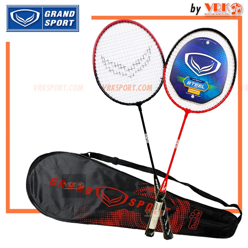GRAND SPORT ไม้แบดมินตัน แพ็คคู่ พร้อมกระเป๋าใส่ รุ่น Inferno : 372191 / 372219 / 372233 (ไม้แบดคู่)