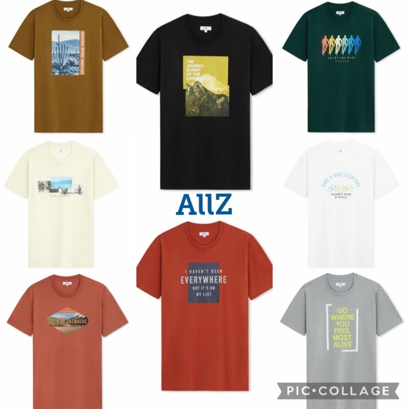 เสื้อยืดคอกลมแขนสั้น AllZ