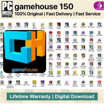 [PC] GameHouse 150 Classic Games Collection [DIGITAL DOWNLOAD | OFFLINE]