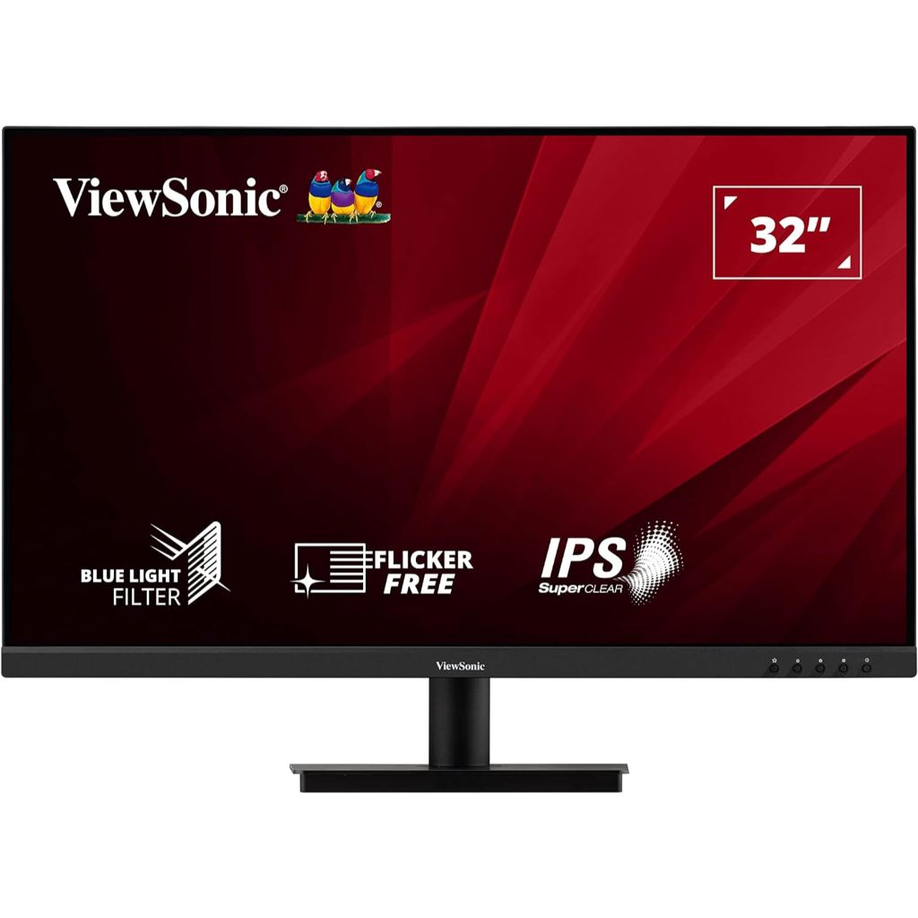 MONITOR (จอมอนิเตอร์) VIEWSONIC 31.5" VA3209-MH IPS 1920x1080 HDMI,VGA,Speaker