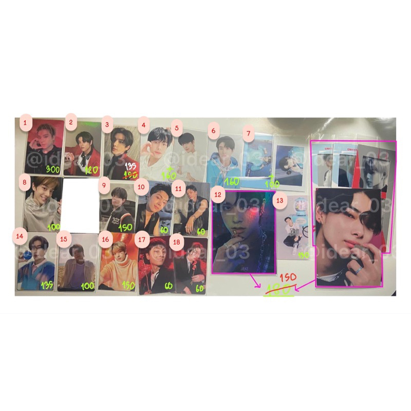 การ์ดENHYPEN(Jake,niki,jay)